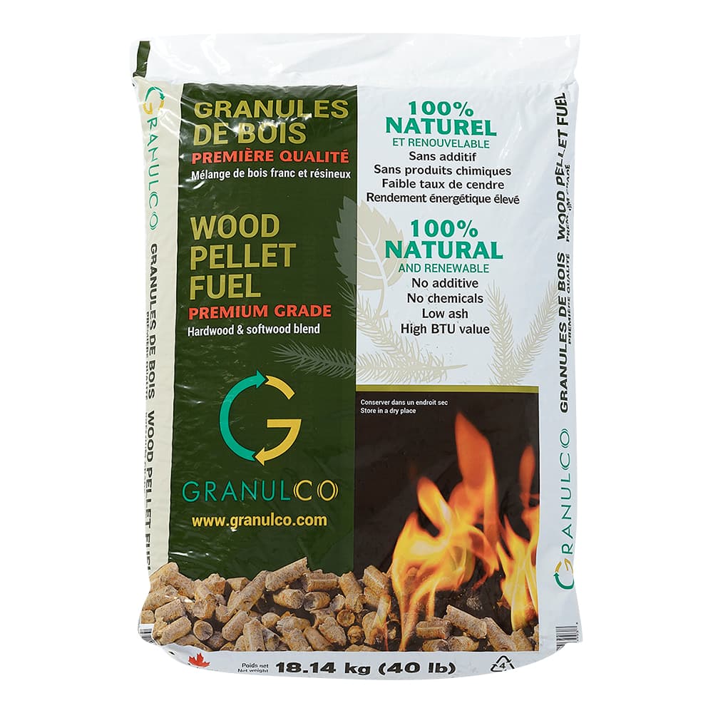Granulco Mixed Premium Grade Wood Pellets 40 lb
