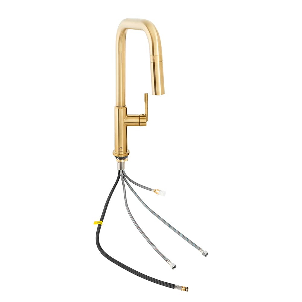 BÉLANGER Adore 1-Handle Pull-Out Kitchen Faucet Gold