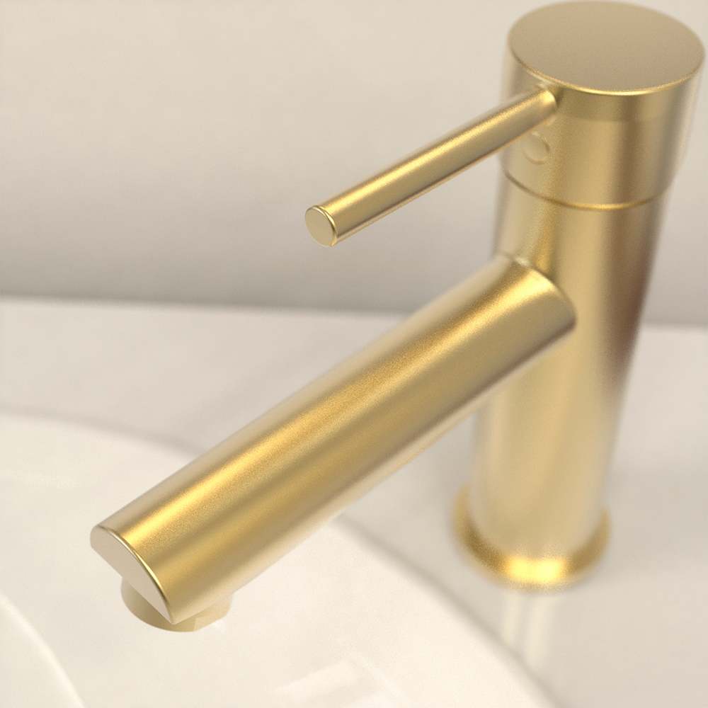 Robinet de lavabo 1 poignée Delphi or