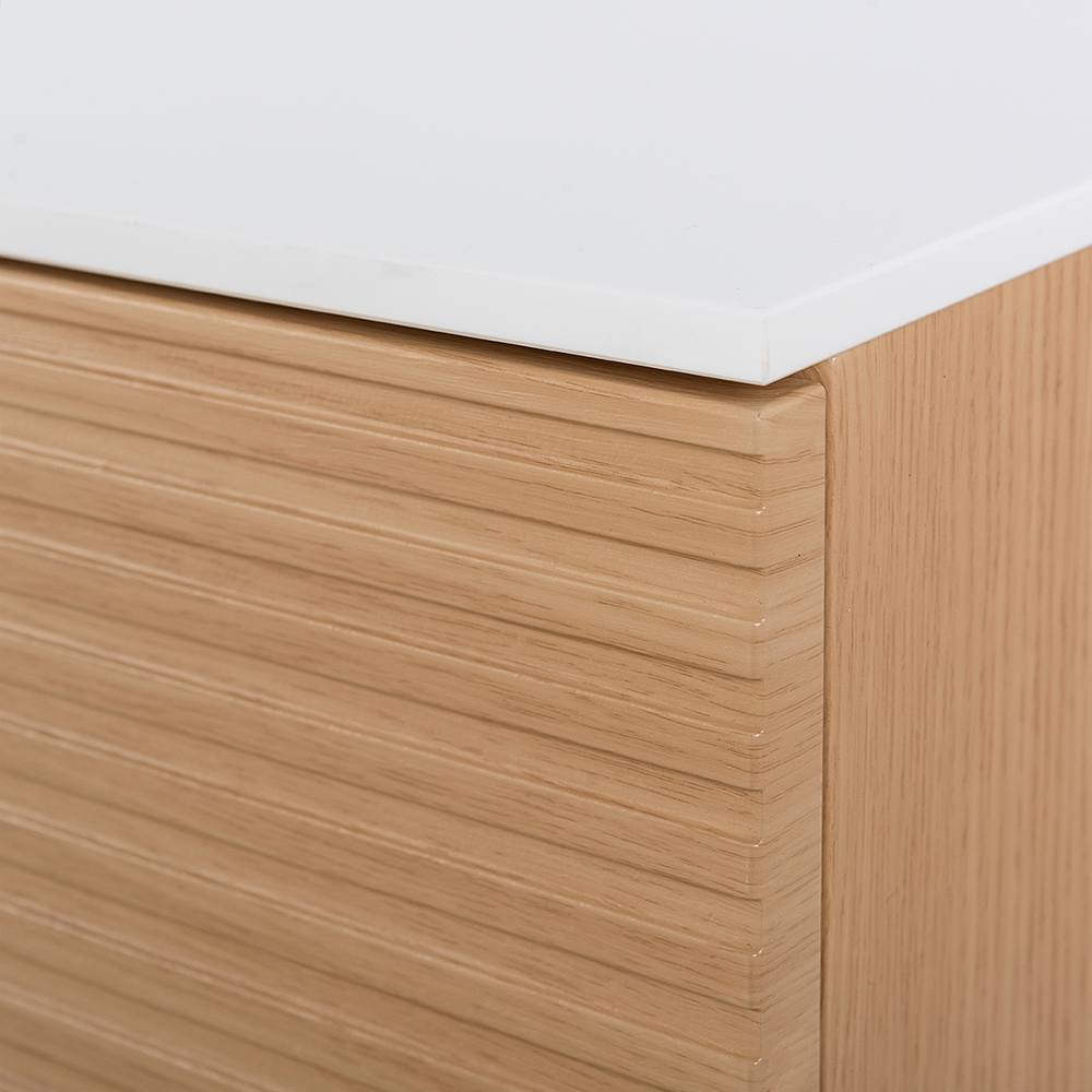 Meuble Federica fini chêne et blanc 48 po TASSILI SUPRA