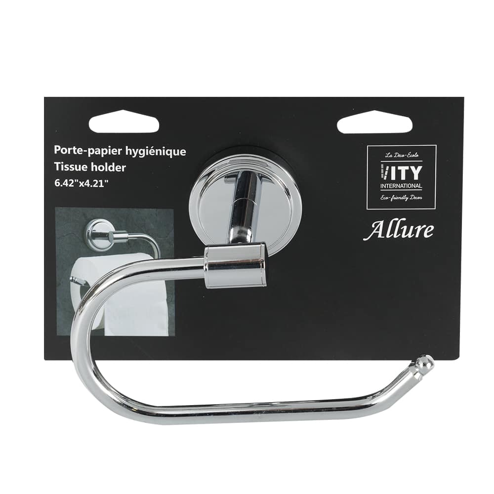 Allure Toilet Paper Holder Chrome