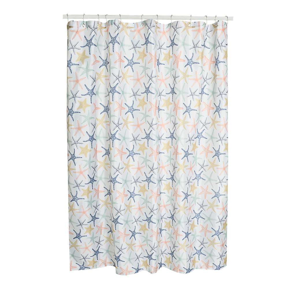 Rideau de douche étoiles de mer