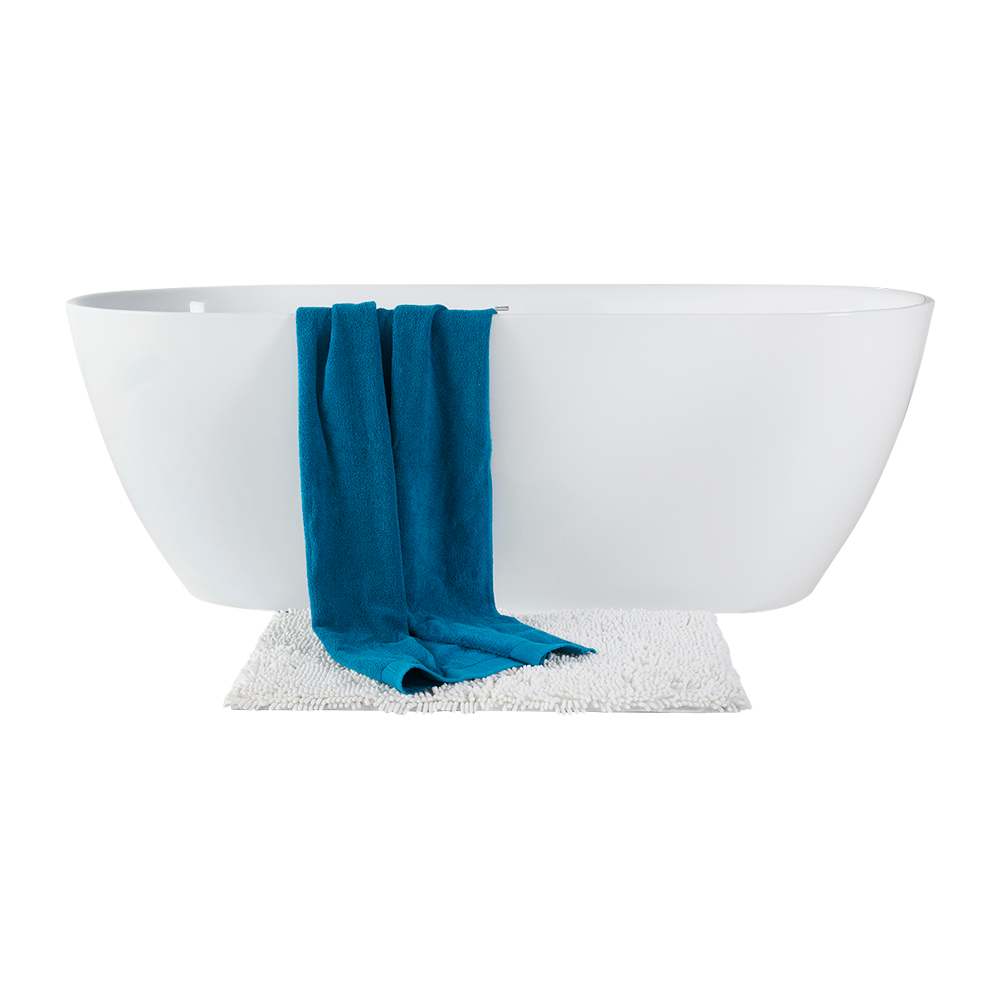 TASSILI SUPRA Ungava Freestanding Bathtub Central Drain 66 in. x 29 1/2 in.