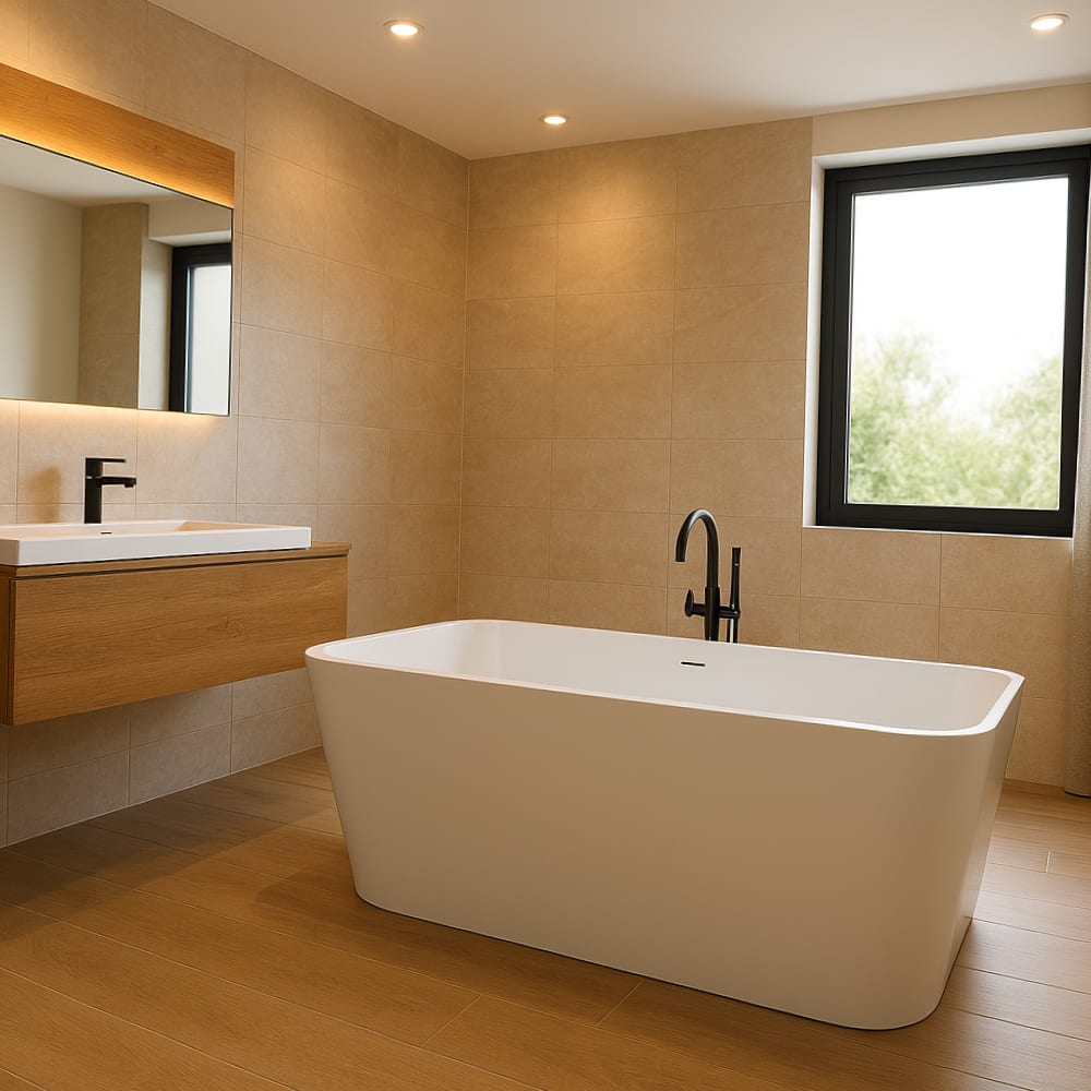 Baignoire autoportante Rupert 66 9/16 po x 30 1/8 po TASSILI SUPRA