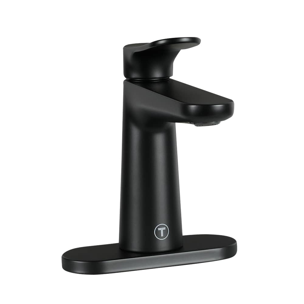 Robinet de lavabo 1 poignée Roberto noir TASSILI SUPRA