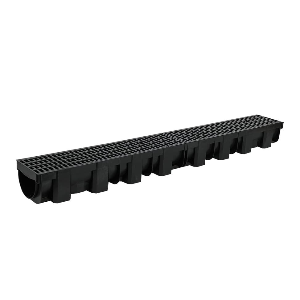 Top X Trench Drain and Grate Kit