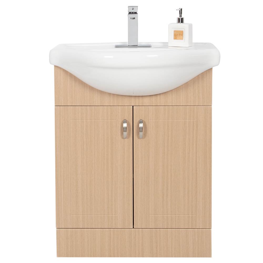 Meuble-lavabo Maïa fini bouleau 30&nbsp;po TASSILI