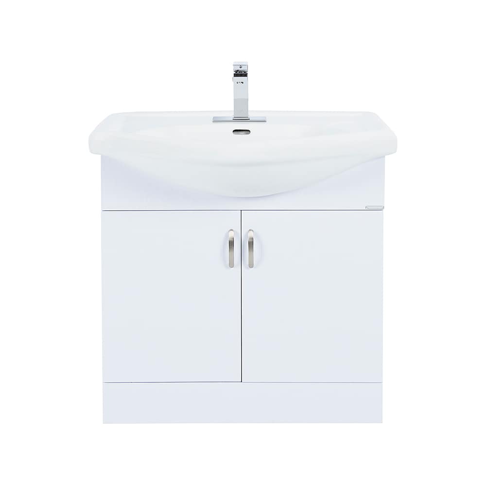 Meuble-lavabo Maïa blanc 30&nbsp;po TASSILI