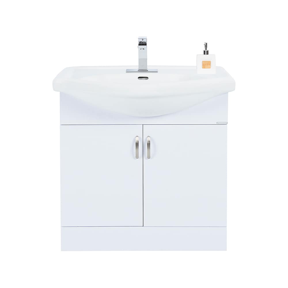 Meuble-lavabo Maïa blanc 30&nbsp;po TASSILI