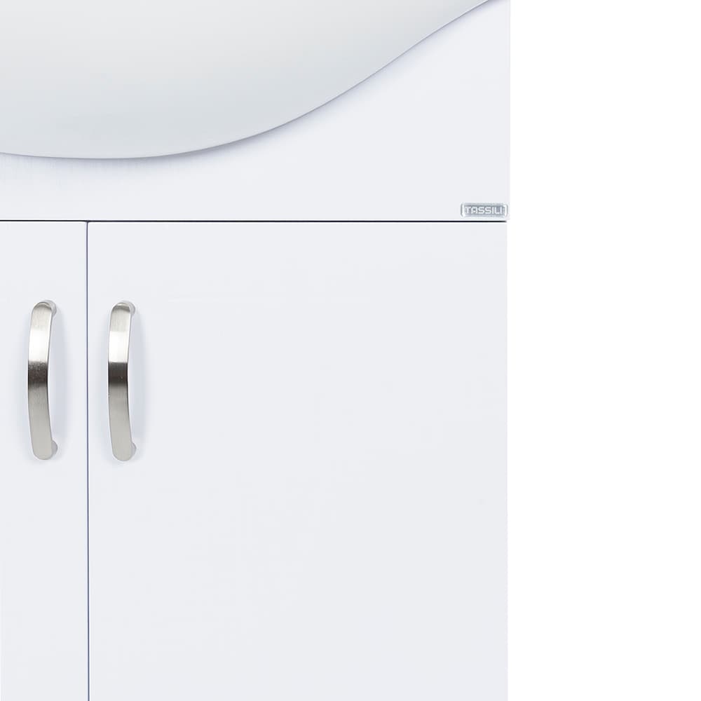 Meuble-lavabo Maïa blanc 30&nbsp;po TASSILI