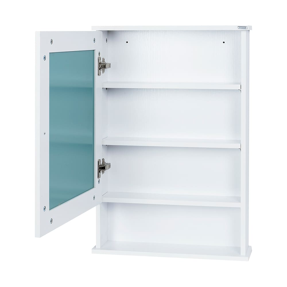 Pharmacie Maïa blanche avec miroir 19&nbsp;11/16&nbsp;po&nbsp;x&nbsp;29&nbsp;1/2&nbsp;po TASSILI