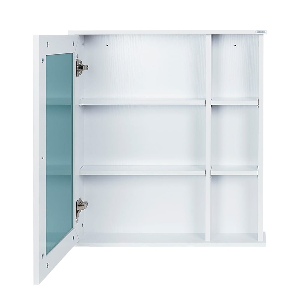 TASSILI Maïa Medicine Cabinet White with Mirror 29 1/2&nbsp;in.&nbsp;x&nbsp;29&nbsp;1/2&nbsp;in.