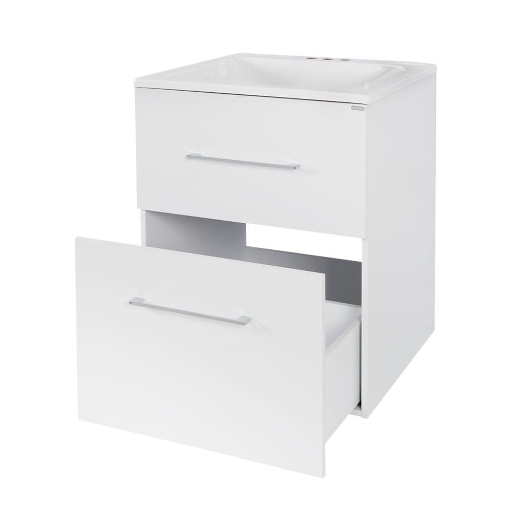 Meuble de buanderie blanc Emie 24&nbsp;7/16&nbsp;po TASSILI SUPRA