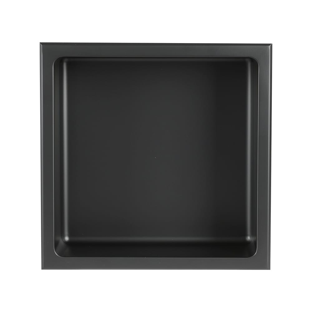 Niche de douche noire 12&nbsp;po&nbsp;x&nbsp;12 po TASSILI SUPRA