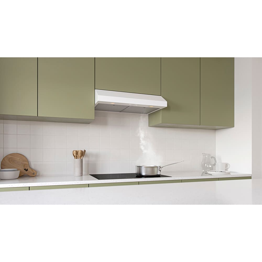 Hotte de cuisine Glacier GLA1, 30 po blanche 350&nbsp;pi³/min