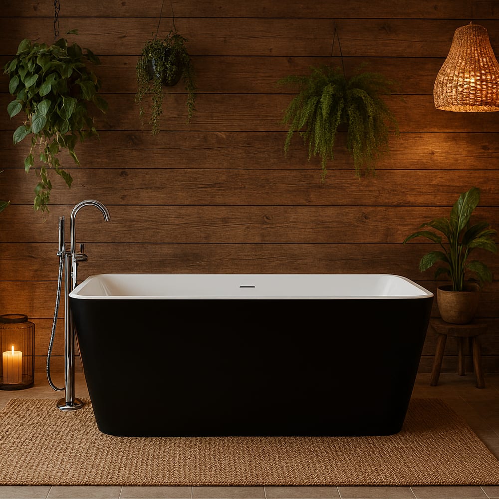 Baignoire autoportante Beauport 58 11/16 po x 30 5/16 po TASSILI