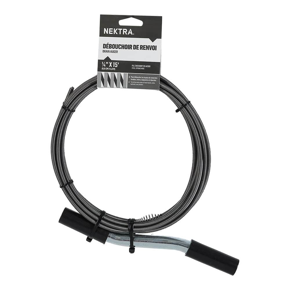 NEKTRA Drain Auger 15 ft.