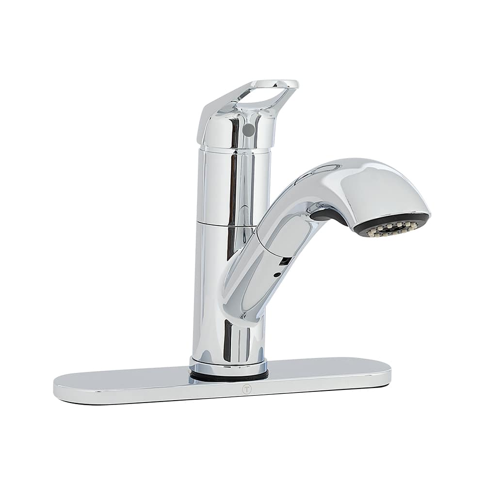 Robinet de cuisine à douchette rétractable 1 poignée Terzo chrome TASSILI