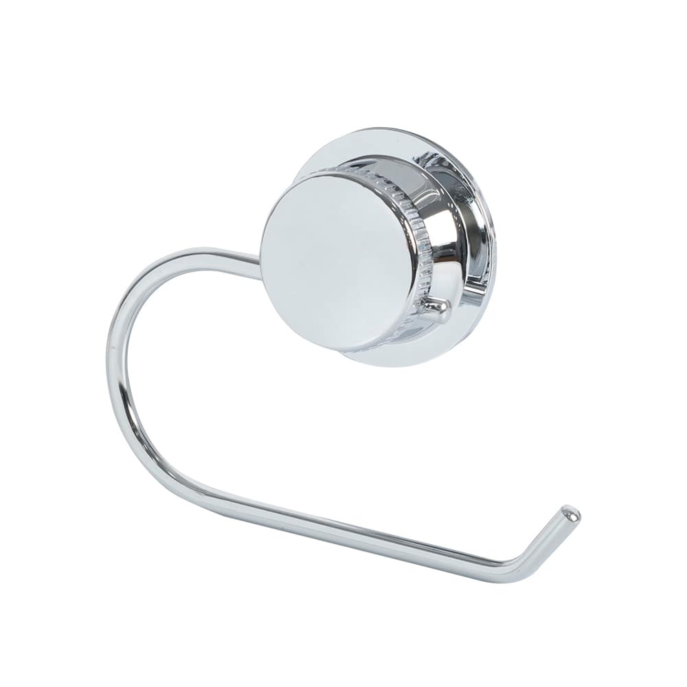 Porte-papier hygiénique à ventouse chrome