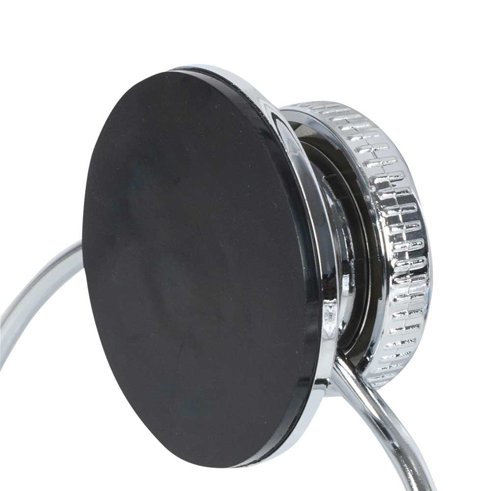 Anneau porte-serviette à ventouse chrome