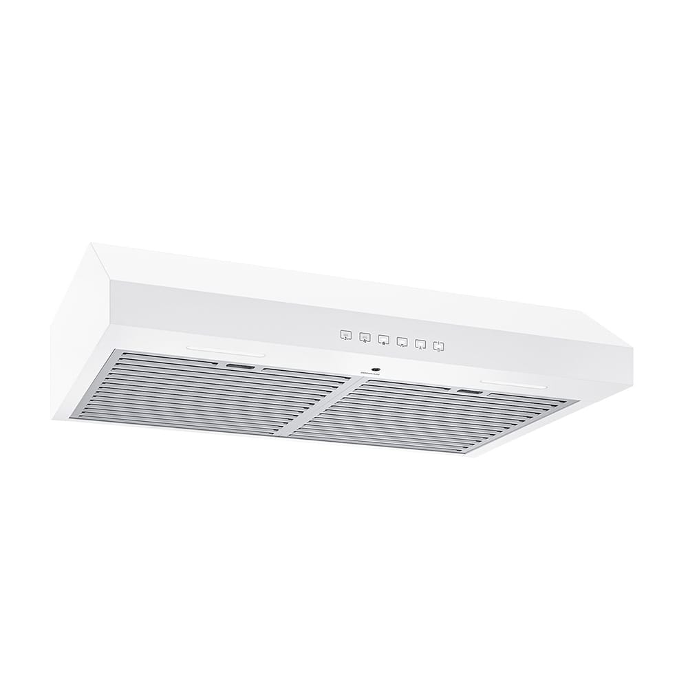 Glacier 3304WW 30 in. White Range Hood 490 CFM