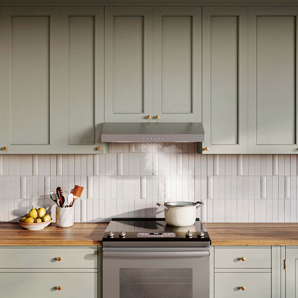 Hotte de cuisine Glacier 3304SS 30 po acier inoxydable 490&nbsp;pi³/min