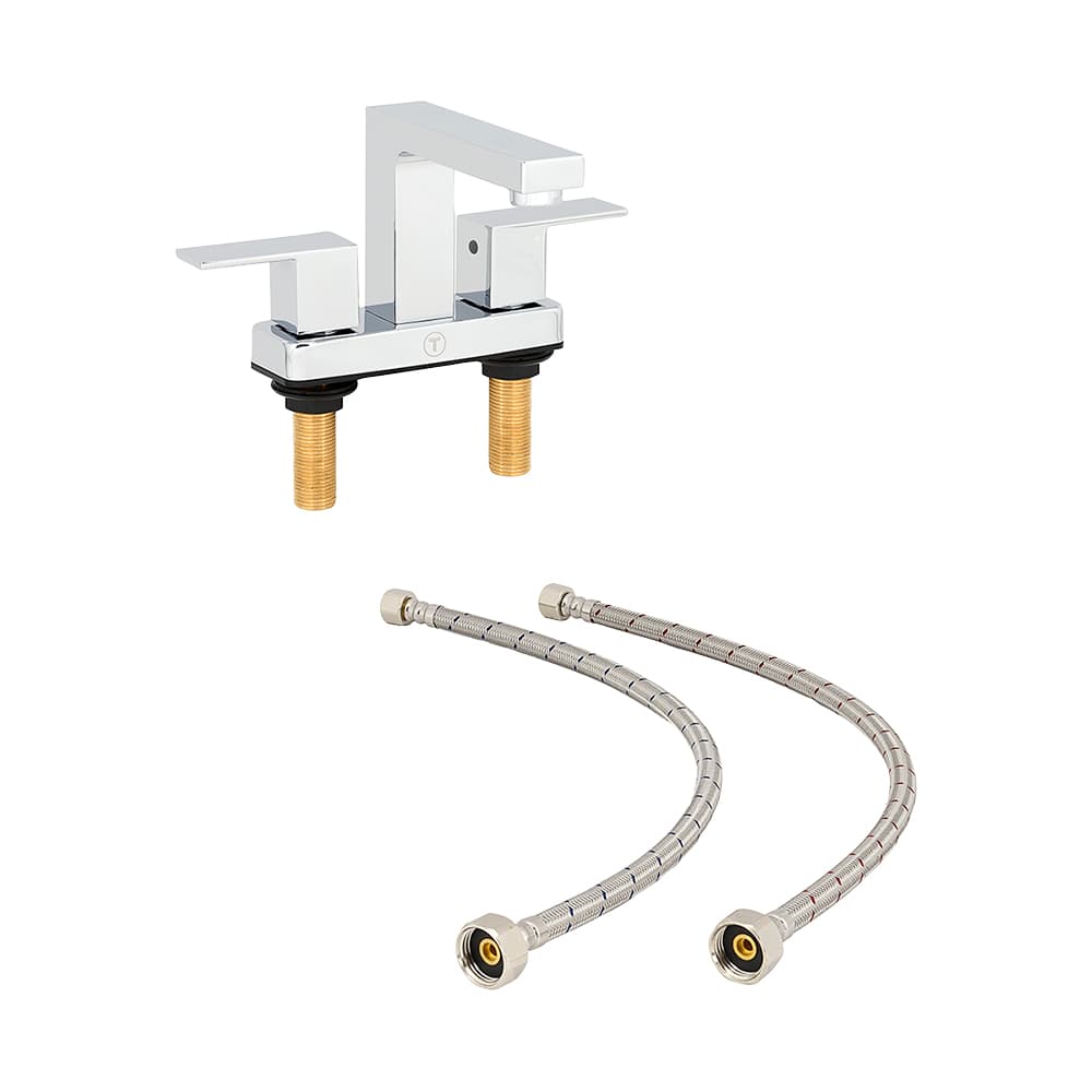 Robinet de lavabo 2 poignées Tolomeo chrome TASSILI SUPRA