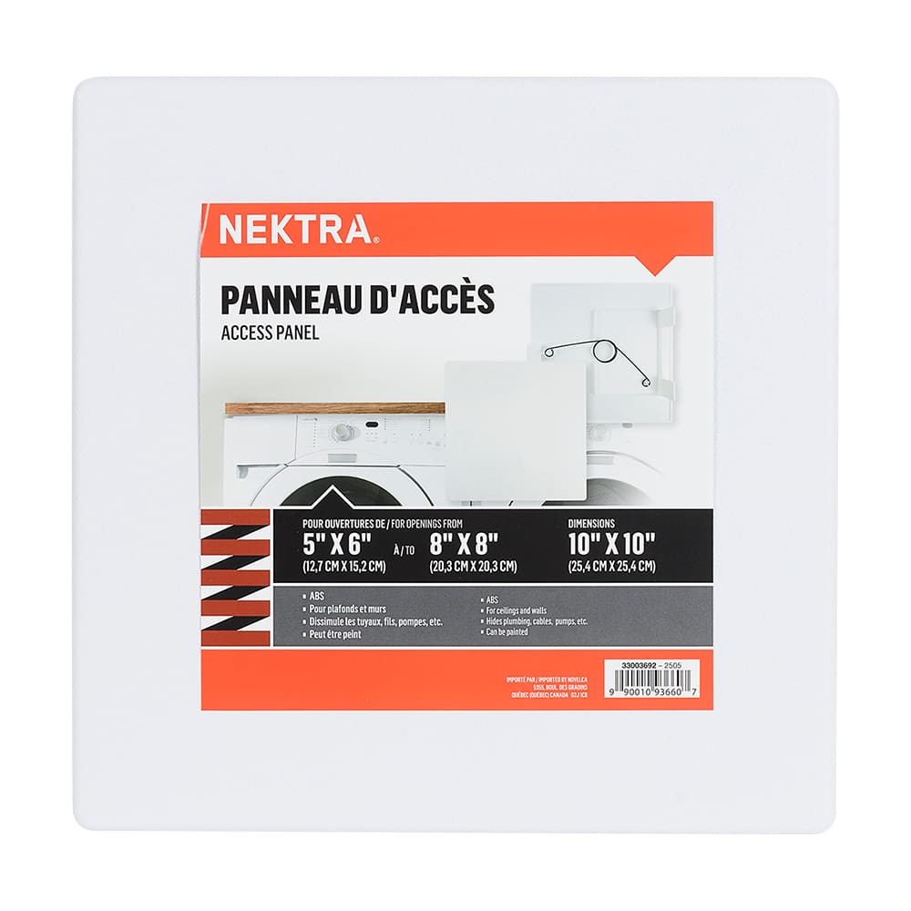 NEKTRA Access Panel 8 in. x 8 in. White