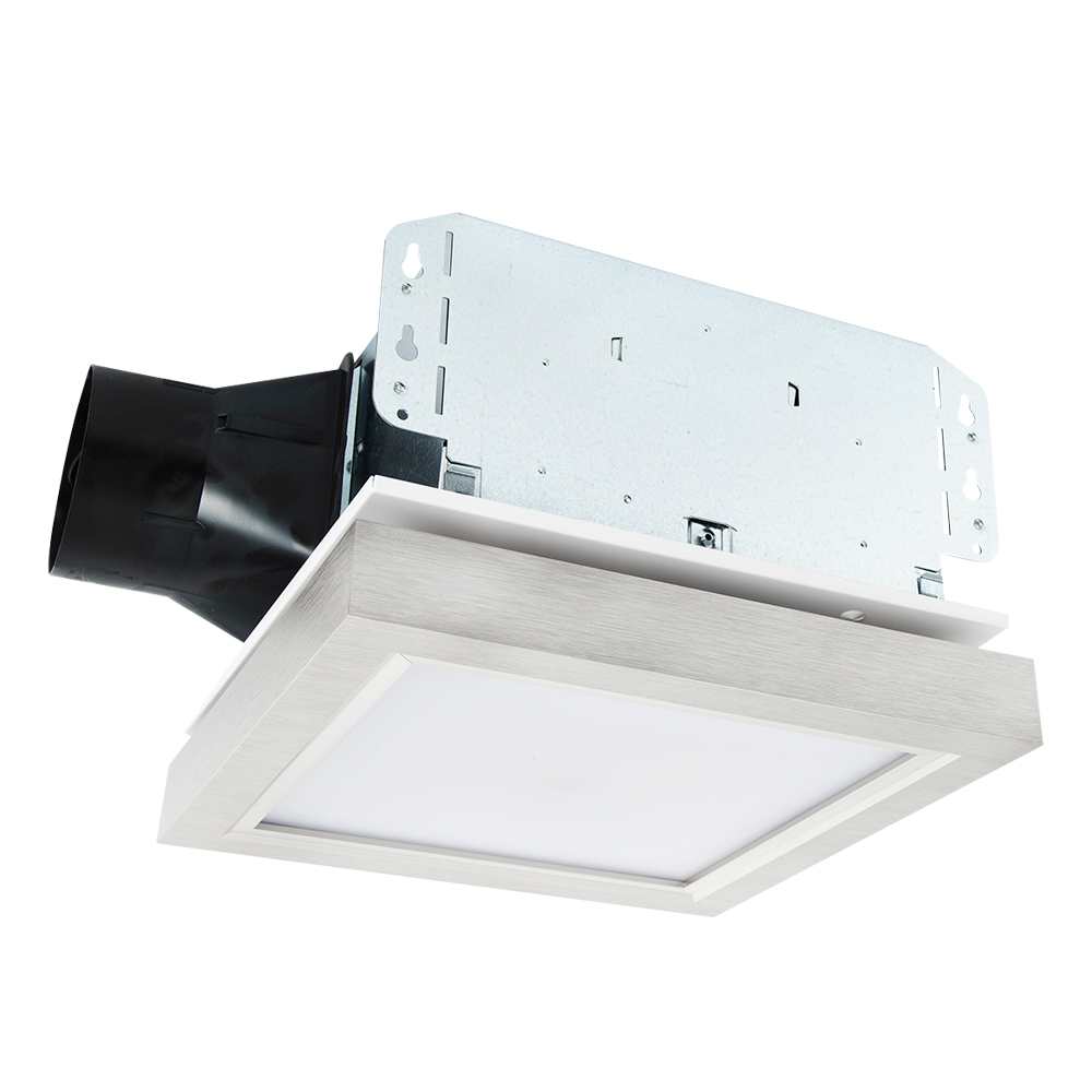 Ventilateur de salle de bains avec lumière DEL 110&nbsp;pi³/min