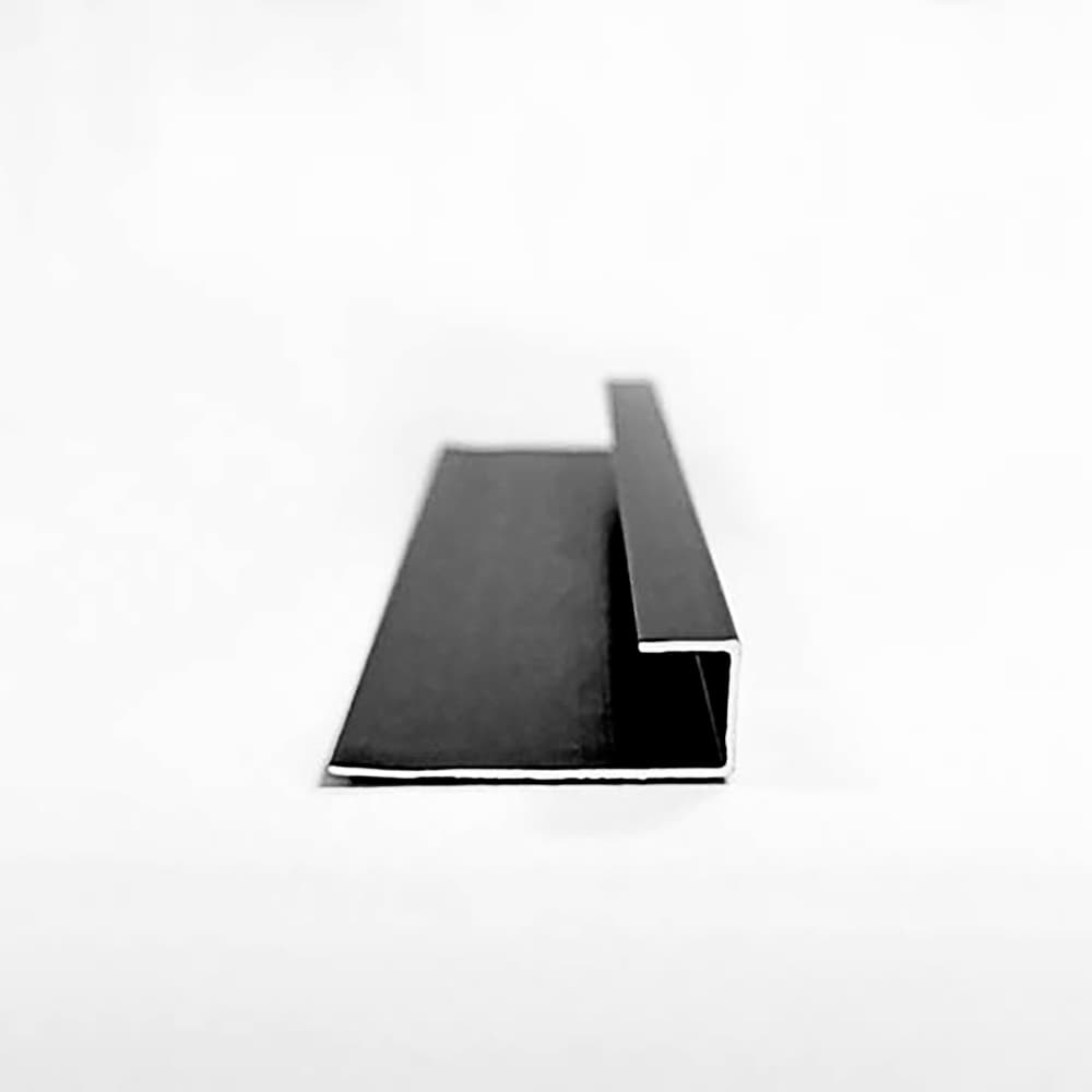 Moululure de finition carrée noire pour panneau mural de douche WPC 96&nbsp;po CHIDACA