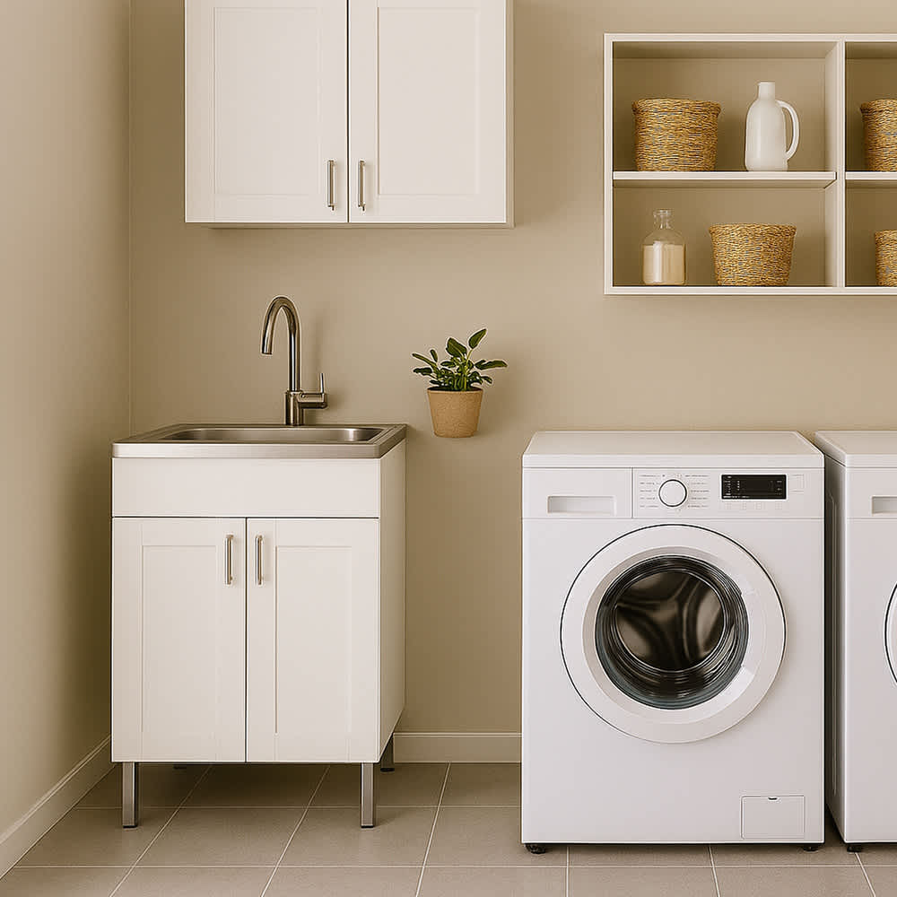 Meuble de buanderie Shaker 24&nbsp;po