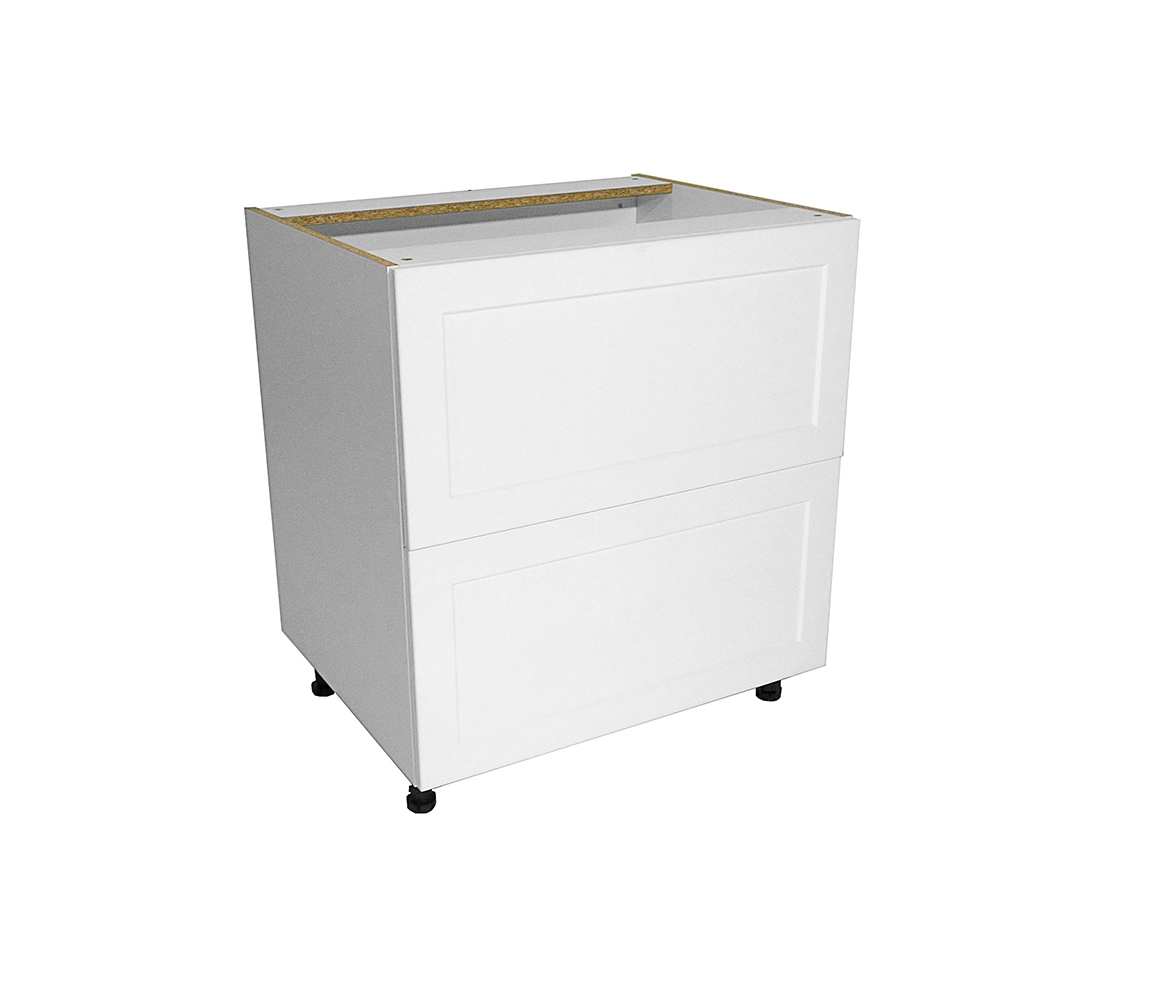 Shaker Kitchen Cabinet Lower 2 Drawers Unit 30&nbsp;in.