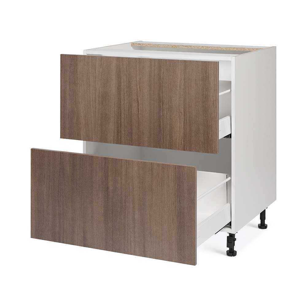 Armoire de cuisine Fashionista module de bas 2 tiroirs 30&nbsp;po