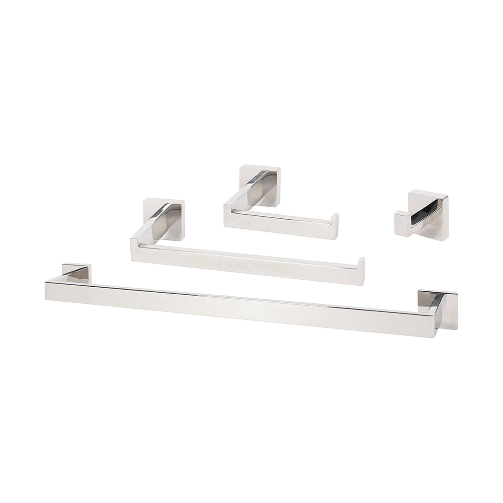 Ensemble d'accessoires de salle de bains Caro chrome TASSILI