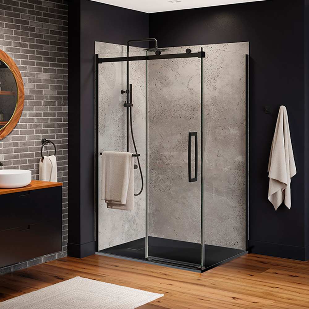 Base de douche surbaissée Moonstone 48&nbsp;po&nbsp;x&nbsp;36&nbsp;po