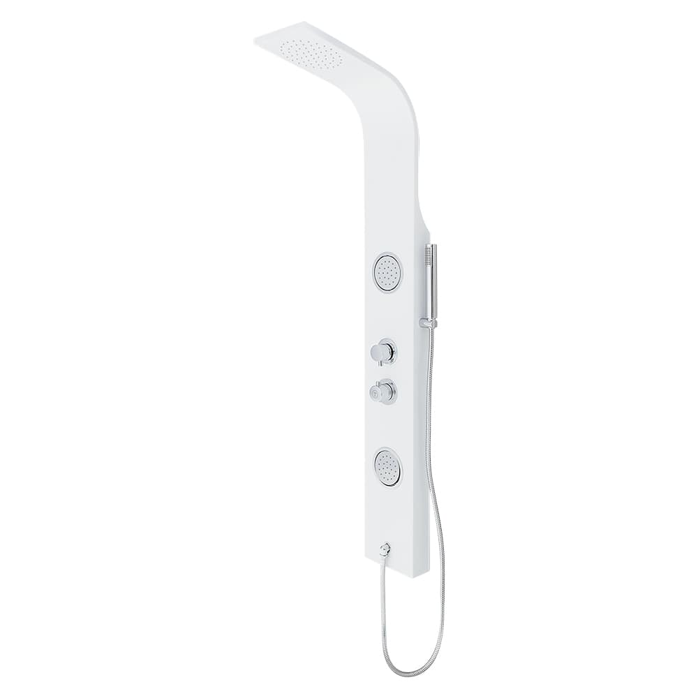 Colonne de douche thermostatique multifonction avec douchette Umberta blanc TASSILI SUPRA