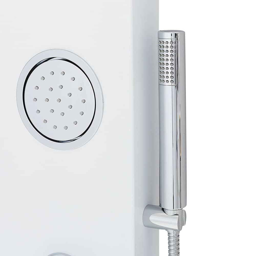 Colonne de douche thermostatique multifonction avec douchette Umberta blanc TASSILI SUPRA