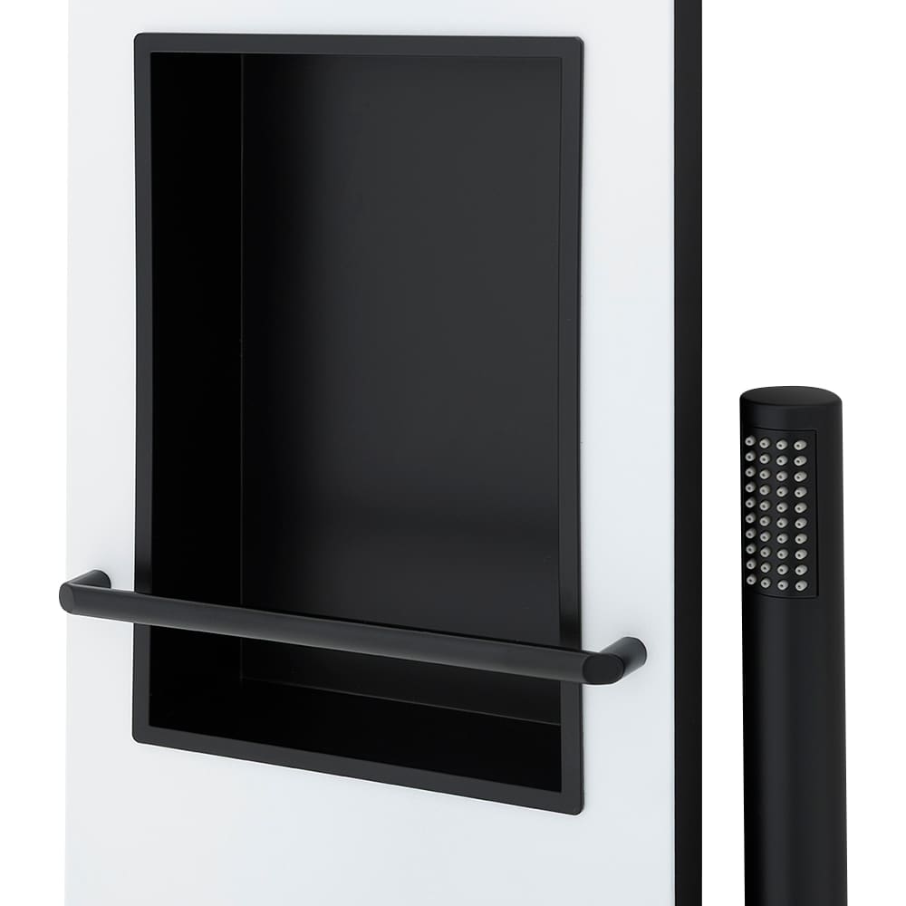 Colonne de douche thermostatique multifonction avec douchette Fortuna blanc TASSILI SUPRA