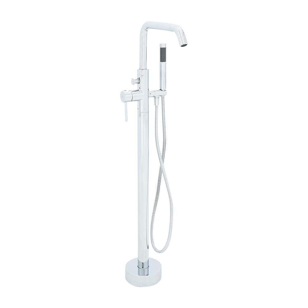 TASSILI SUPRA Giuseppe 1-Handle Freestanding Bathtub Faucet with Hand Shower Chrome