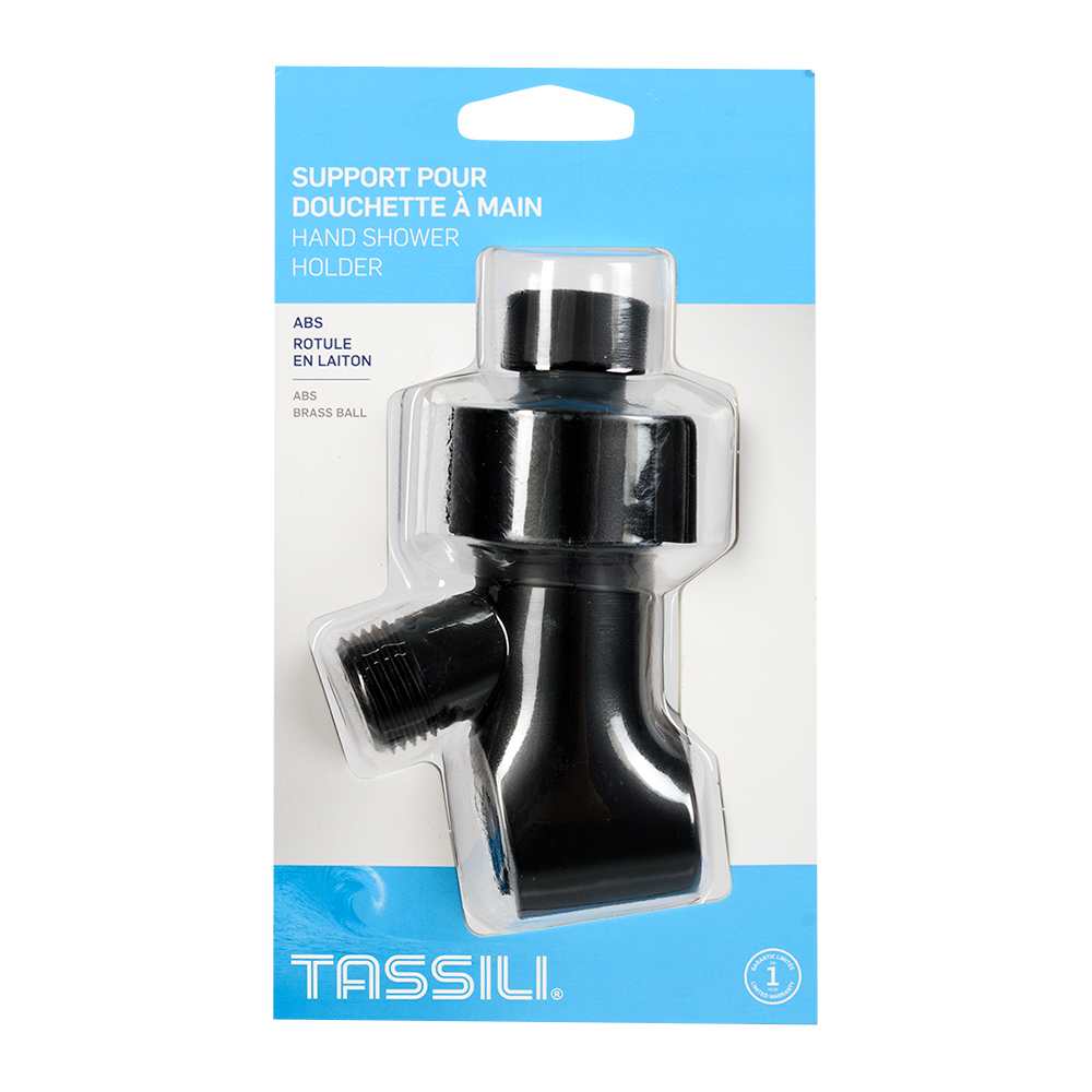 Support pour douchette à main noir mat TASSILI