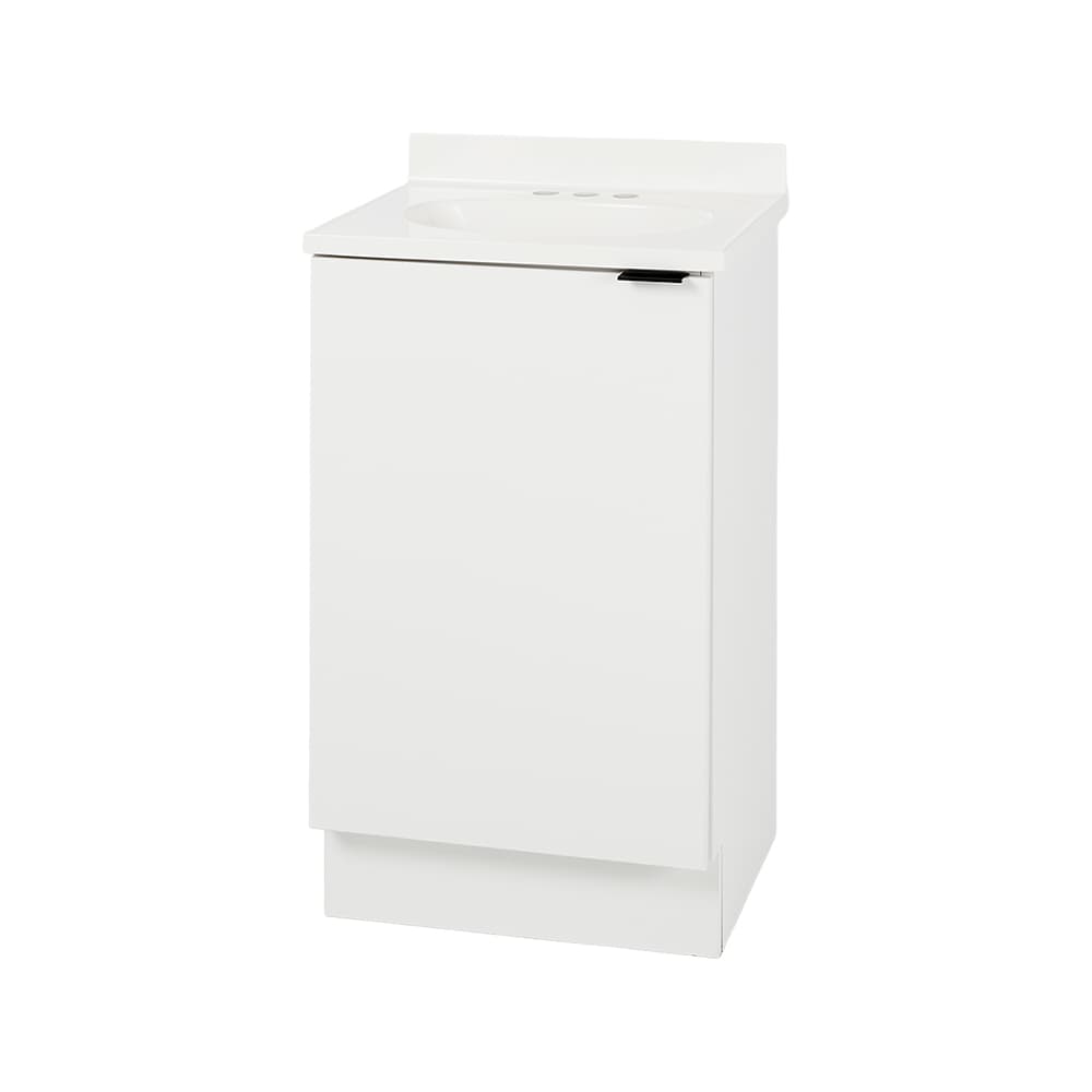 Mikeala Vanity White 18 in