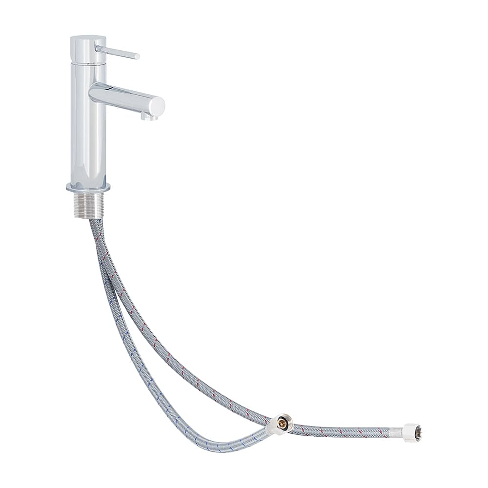 Robinet de lavabo 1 poignée Glace chrome