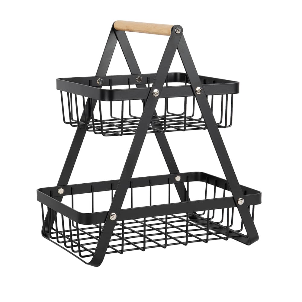 Panier à 2 étages pour salle de bains TASSILI