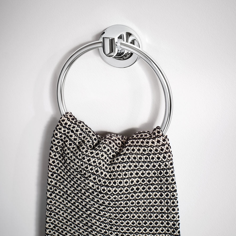 Anneau porte-serviettes Aspen chrome