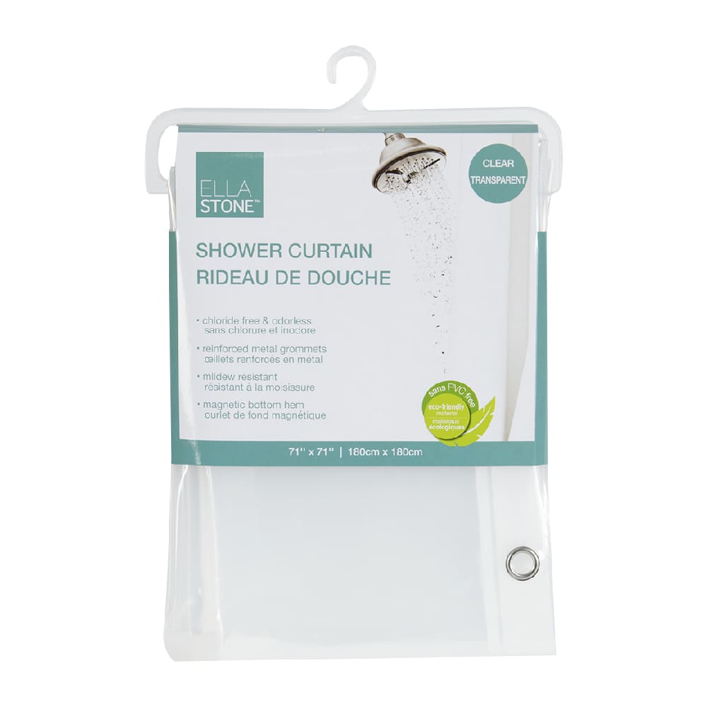 Clear Sturdy Shower Curtain Liner