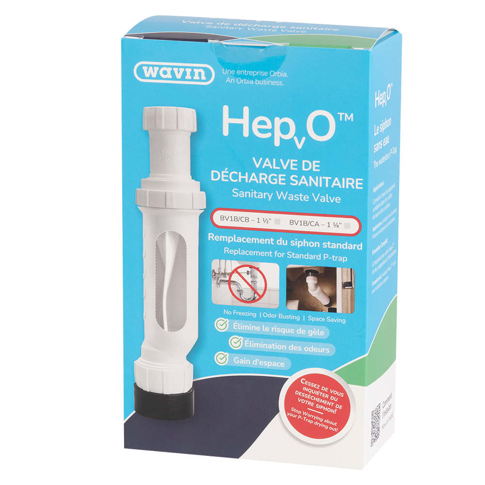 HEPVO Waterless P-Trap 1&nbsp;1/2&nbsp;in