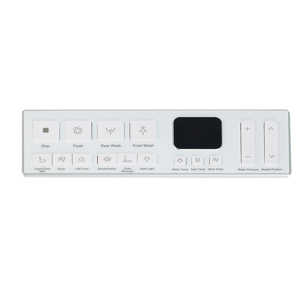 Toilette intelligente et bidet monobloc à double chasse 4&nbsp;L/6&nbsp;L blanc