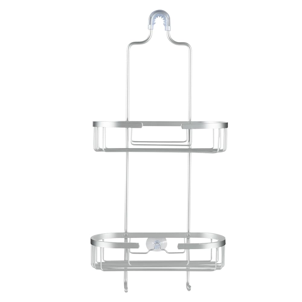 Support de douche suspendu en aluminium argent TASSILI