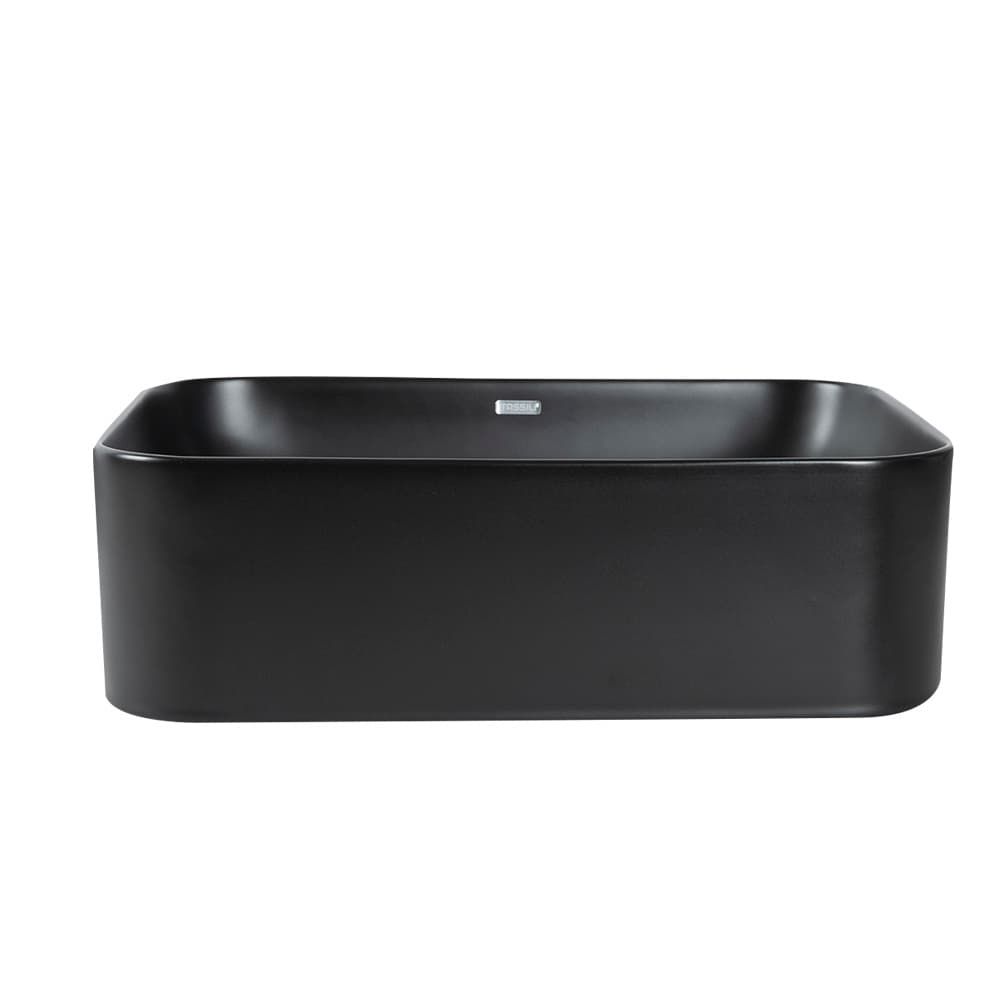 Vasque rectangulaire en porcelaine Louane noir 19 7/8&nbsp;po&nbsp;x&nbsp;14&nbsp;15/16 po TASSILI SUPRA