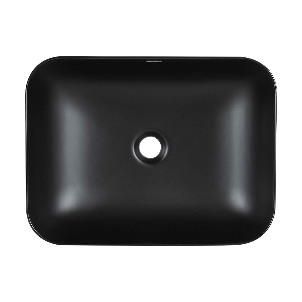 Vasque rectangulaire en porcelaine Louane noir 19 7/8&nbsp;po&nbsp;x&nbsp;14&nbsp;15/16 po TASSILI SUPRA